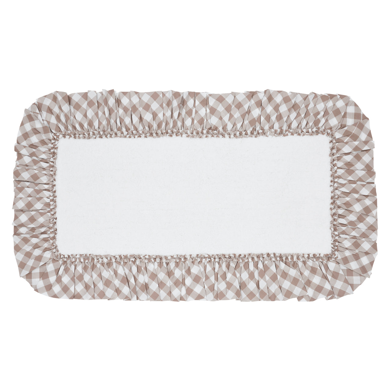 Annie Buffalo Portabella Check Bathmat 27" x 48" VHC Brands - The Fox Decor