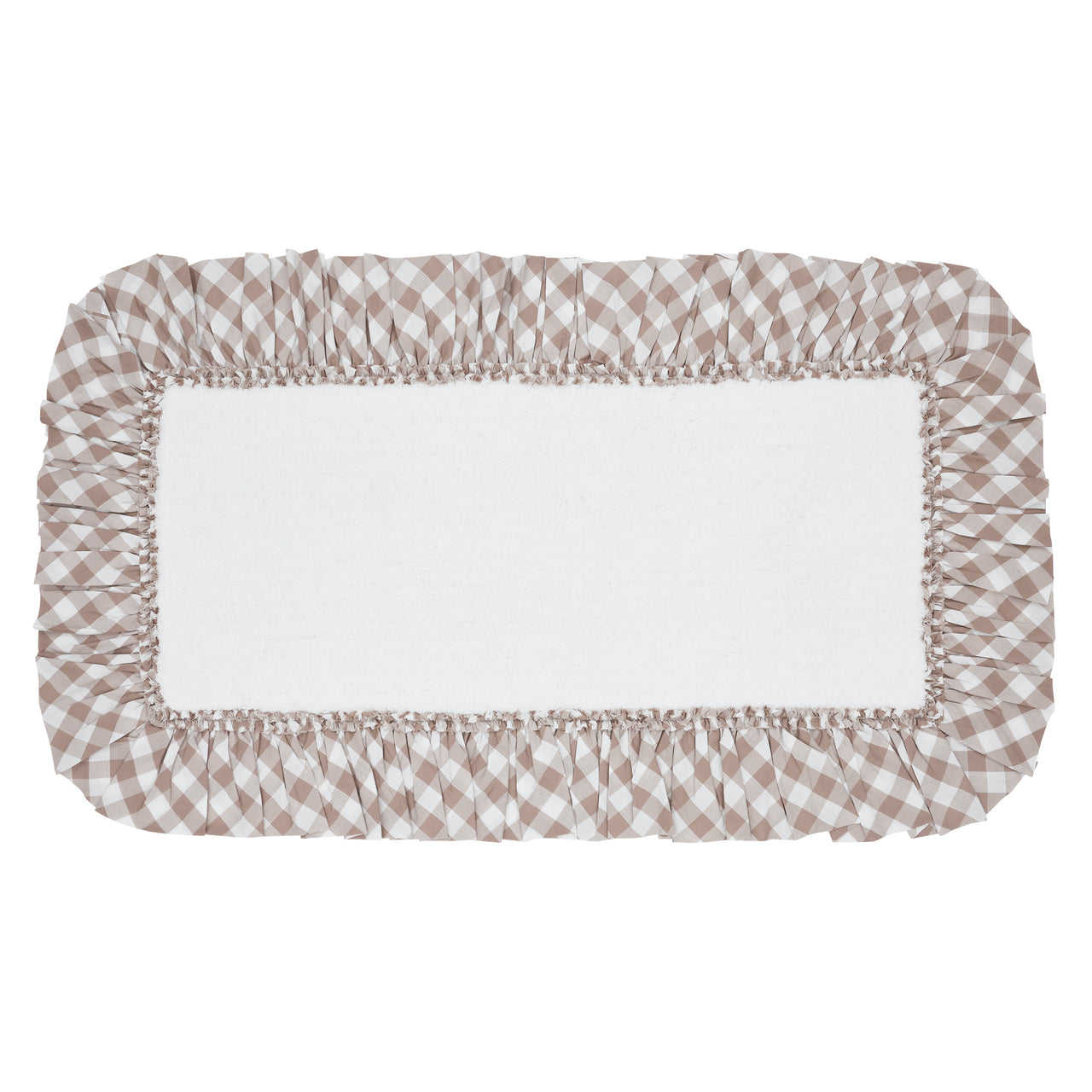 Annie Buffalo Portabella Check Bathmat 27" x 48" VHC Brands