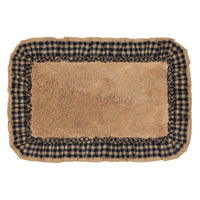 Thumbnail for Burlap Natural w/ Black Check Bathmat 20