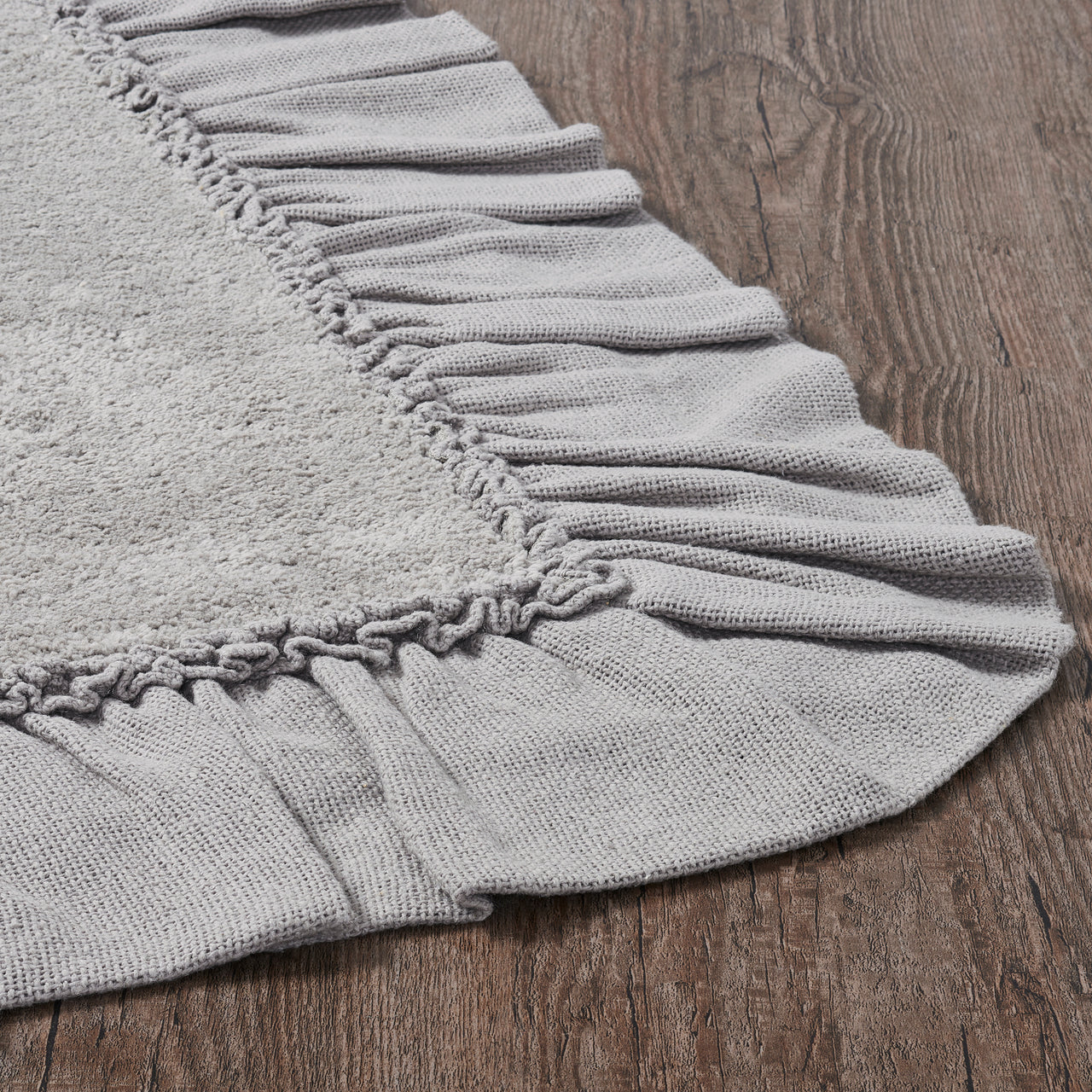Burlap Dove Grey Bathmat 20" x 30" VHC Brands - The Fox Decor