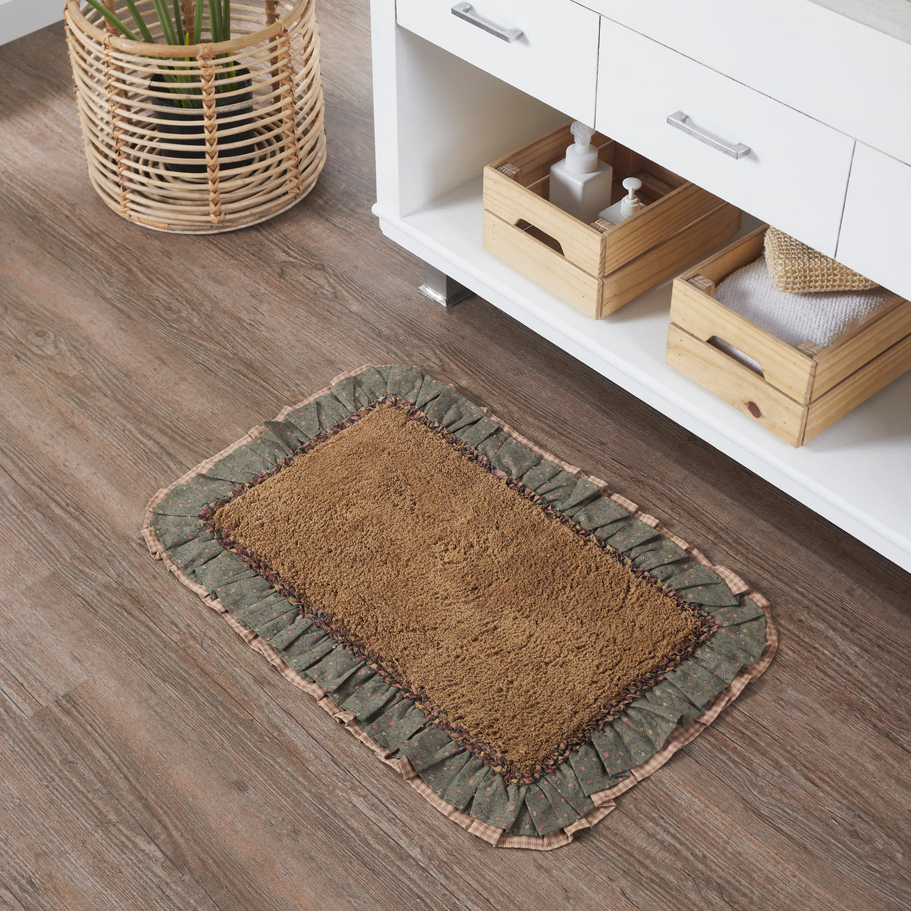 Crosswoods Bathmat 20" x 30" VHC Brands - The Fox Decor