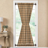 Thumbnail for Cider Mill Plaid Door Panel Curtain 72x40 VHC Brands