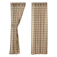 Thumbnail for Cider Mill Plaid Panel Curtain Set of 2 84x40 VHC Brands