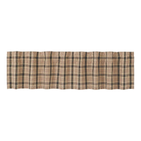 Thumbnail for Cider Mill Plaid Valance Curtain 16x72 VHC Brands