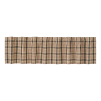 Thumbnail for Cider Mill Plaid Valance Curtain 16x72 VHC Brands