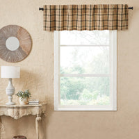 Thumbnail for Cider Mill Plaid Valance Curtain 16x72 VHC Brands - The Fox Decor