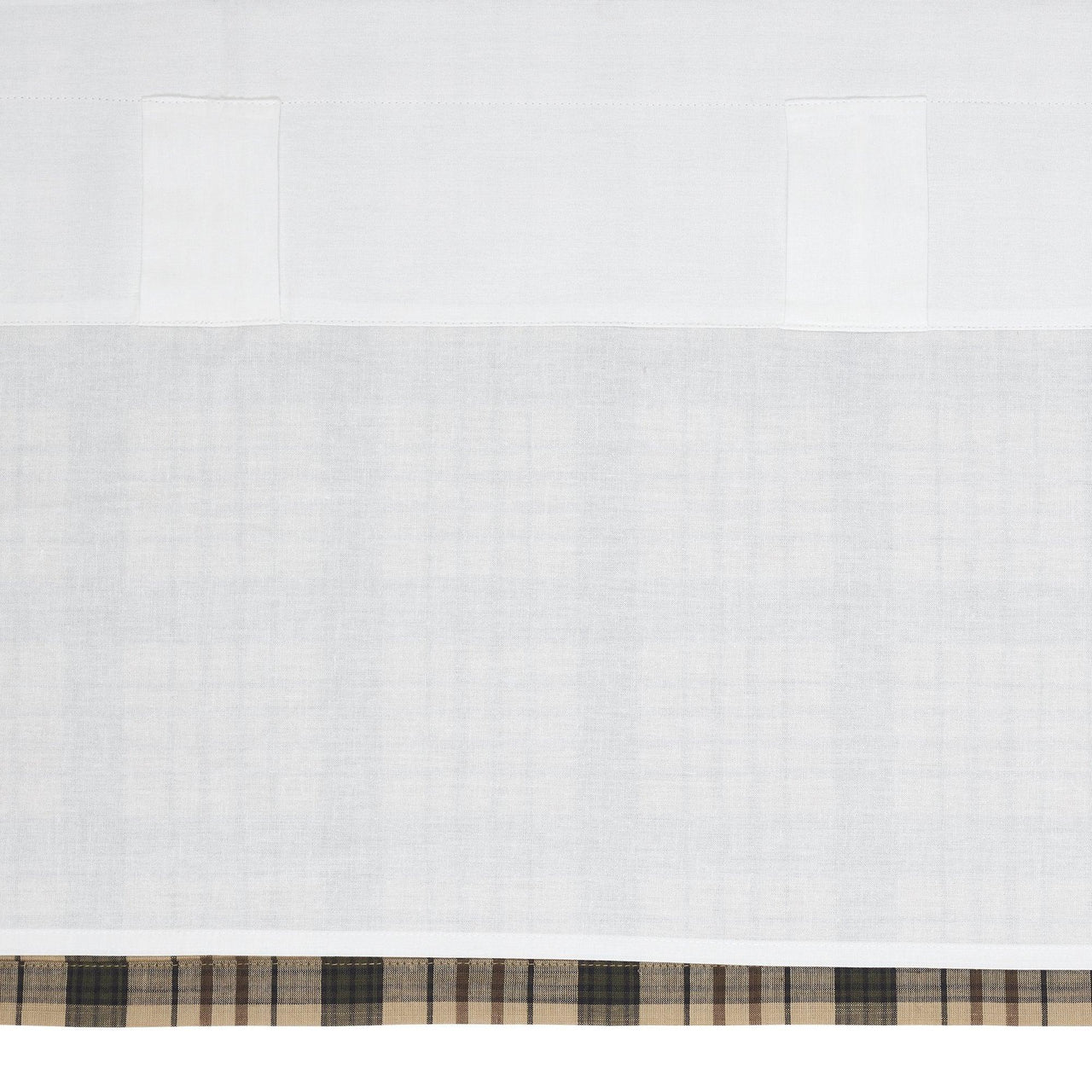 Cider Mill Plaid Valance Curtain 16x72 VHC Brands - The Fox Decor