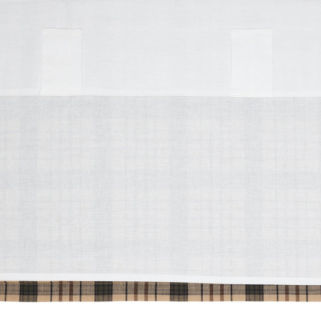 Cider Mill Plaid Valance Curtain 16x60 VHC Brands - The Fox Decor