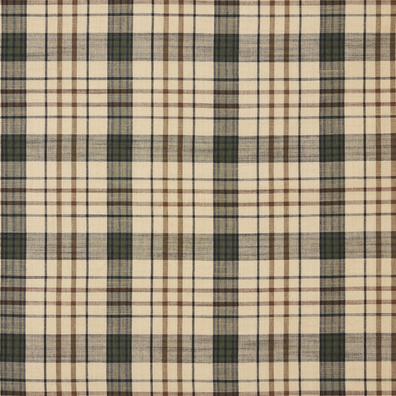 Cider Mill Plaid Valance Curtain 16x72 VHC Brands