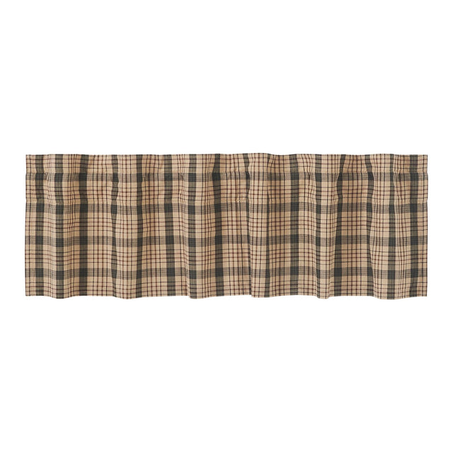 Cider Mill Plaid Valance Curtain 16x60 VHC Brands - The Fox Decor