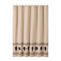 Thumbnail for Cider Mill Primitive Pig Shower Curtain 72x72 VHC Brands - The Fox Decor