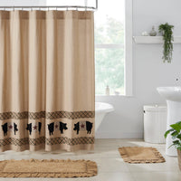 Thumbnail for Cider Mill Primitive Pig Shower Curtain 72x72 VHC Brands - The Fox Decor