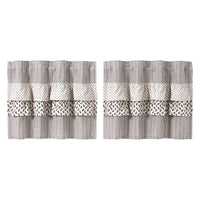 Thumbnail for Florette Ruffled Tier Curtain Set of 2 L24xW36 VHC Brands