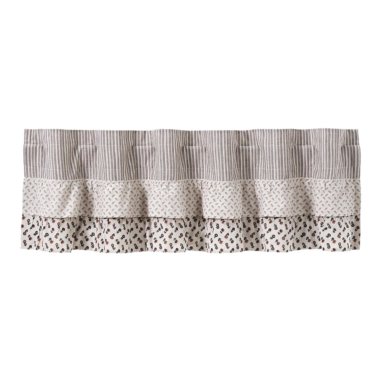 Florette Ruffled Valance Curtain 16x60 VHC Brands - The Fox Decor