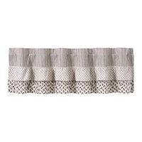 Thumbnail for Florette Ruffled Valance Curtain 16x60 VHC Brands