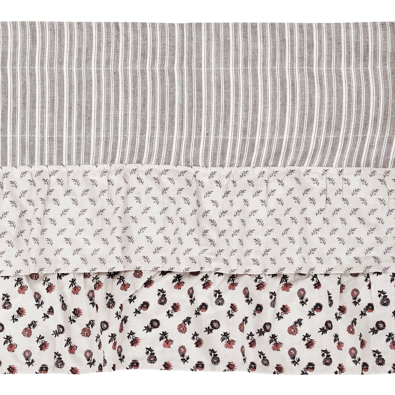 Florette Ruffled Valance Curtain 16x90 VHC Brands - The Fox Decor