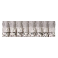 Thumbnail for Florette Ruffled Valance Curtain 16x72 VHC Brands
