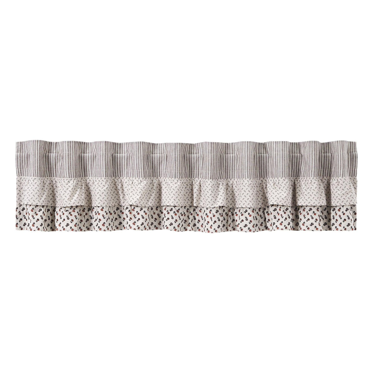 Florette Ruffled Valance Curtain 16x90 VHC Brands - The Fox Decor