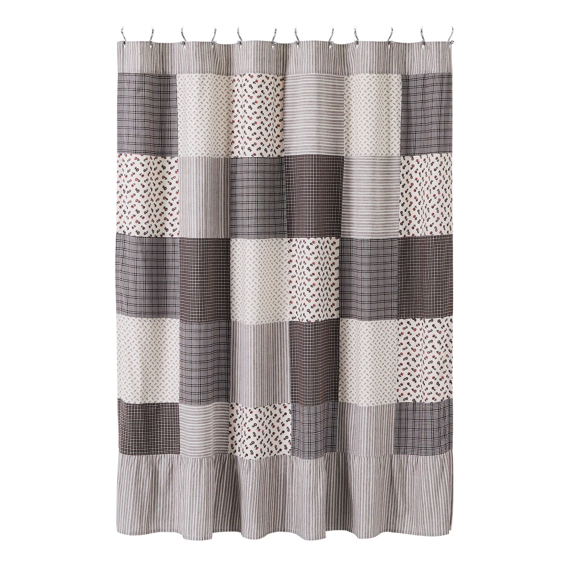 Florette Patchwork Shower Curtain 72x72