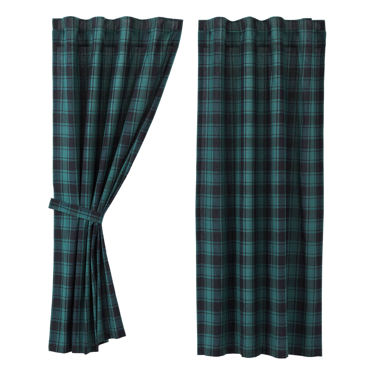 Pine Grove Short Panel Curtain Set of 2 63x36 VHC Brands