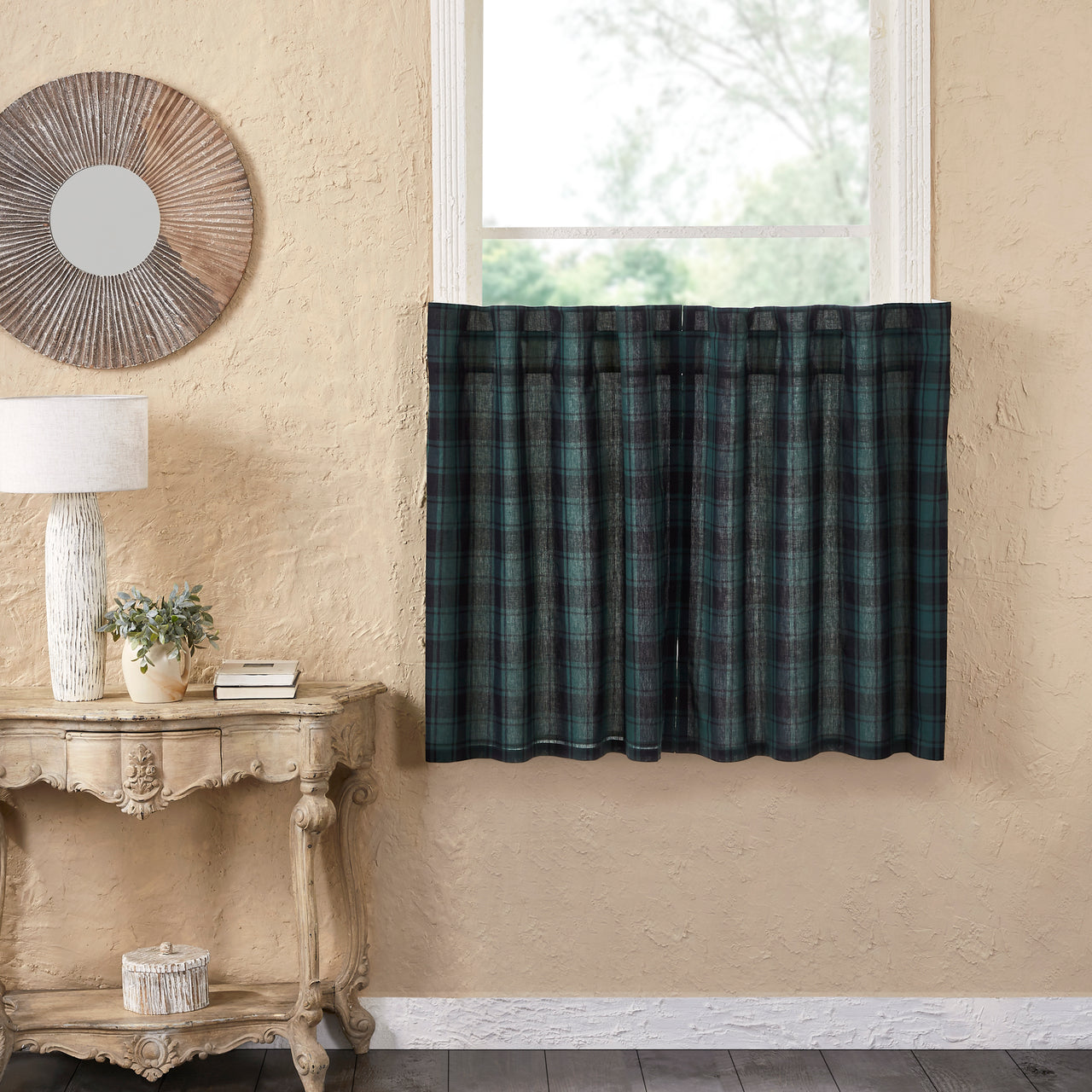 Pine Grove Tier Curtain Set of 2 L36xW36 VHC Brands