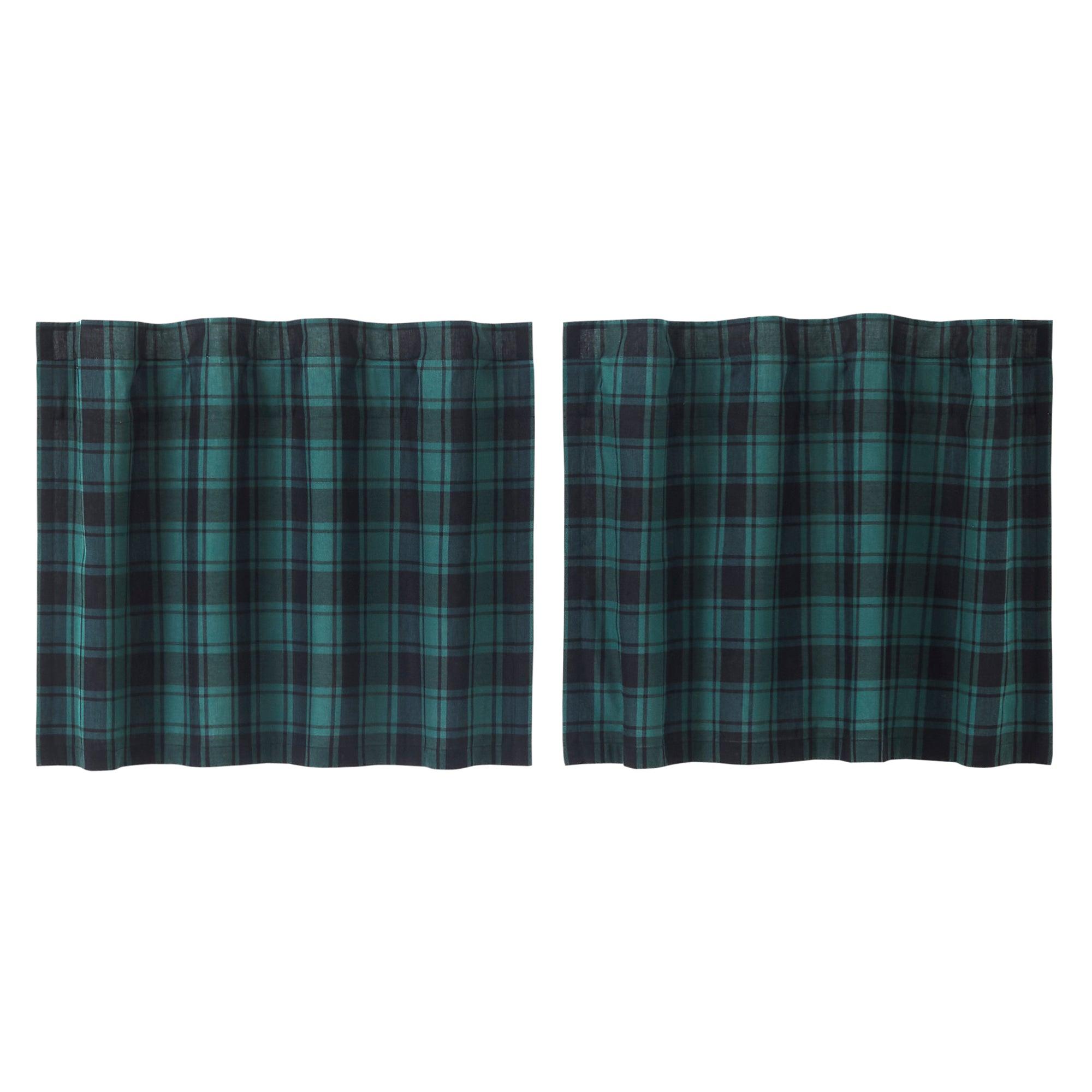 Pine Grove Tier Curtain Set of 2 L24xW36 VHC Brands - The Fox Decor