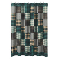 Thumbnail for Pine Grove Patchwork Shower Curtain 72x72 VHC Brands