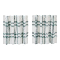 Thumbnail for Pine Grove Plaid Tier Curtain Set of 2 L24xW36 VHC Brands