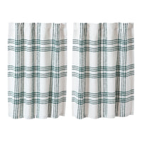 Thumbnail for Pine Grove Plaid Tier Curtain Set of 2 L36xW36 VHC Brands