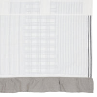Sawyer Mill Black Patchwork Valance Curtain 19x72 VHC Brands - The Fox Decor