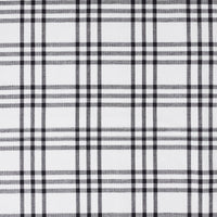 Thumbnail for Sawyer Mill Black Plaid Prairie Swag Curtain Set of 2 36x36x18 VHC Brands