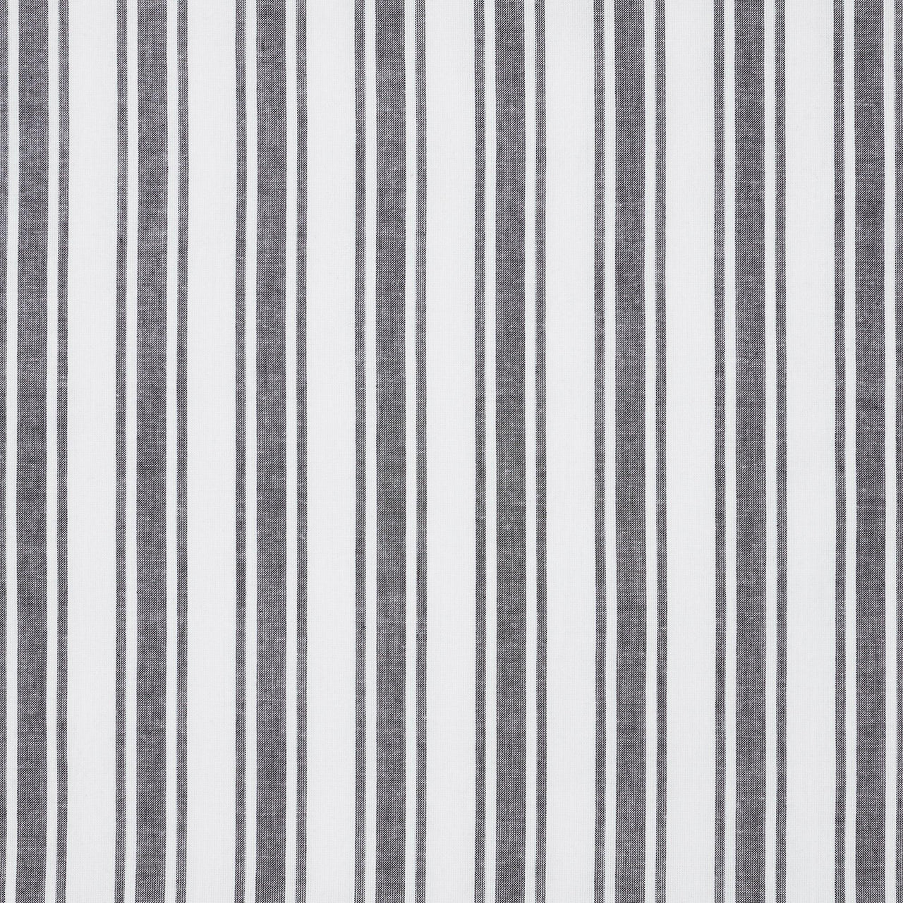 Sawyer Mill Black Ticking Stripe Prairie Swag Set of 2 36x36x18 VHC Brands - The Fox Decor