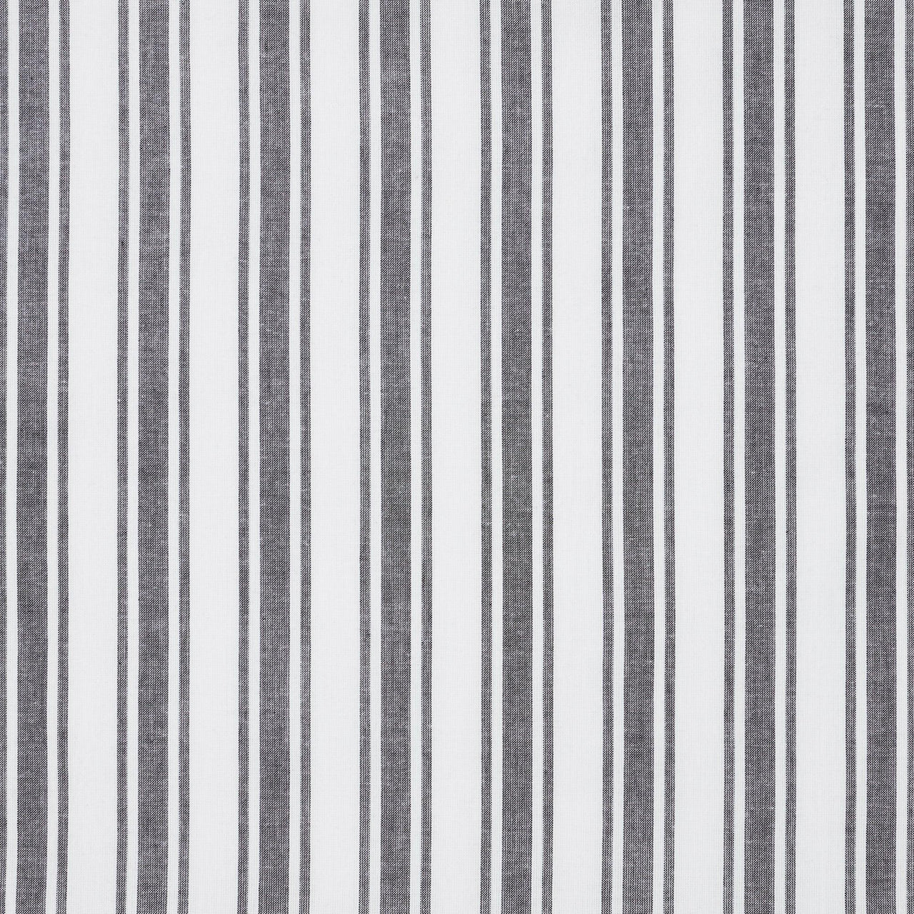 Sawyer Mill Black Ticking Stripe Prairie Swag Set of 2 36x36x18 VHC Brands