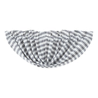 Sawyer Mill Black Ticking Stripe Balloon Valance Curtain 15x60 VHC Brands - The Fox Decor