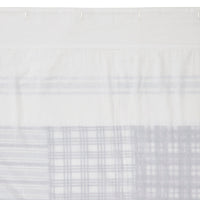 Thumbnail for Sawyer Mill Black Stenciled Patchwork Shower Curtain 72x72 VHC Brands - The Fox Decor