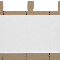 Thumbnail for Stitched Burlap Natural Valance Curtain 16x72 VHC Brands - The Fox Decor