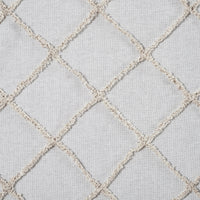 Thumbnail for Frayed Lattice Oatmeal Tier Curtain Set of 2 L36xW36 VHC Brands