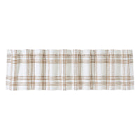 Thumbnail for Wheat Plaid Valance Curtain 19x90 VHC Brands - The Fox Decor