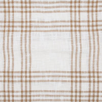 Thumbnail for Wheat Plaid Shower Curtain 72x72 VHC Brands - The Fox Decor