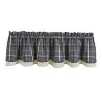 Thumbnail for Beaumont Plaid Valance - Lined Layered Park Designs