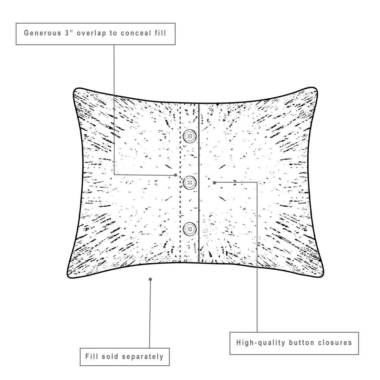 Parker Standard Sham 21x27 VHC Brands - The Fox Decor