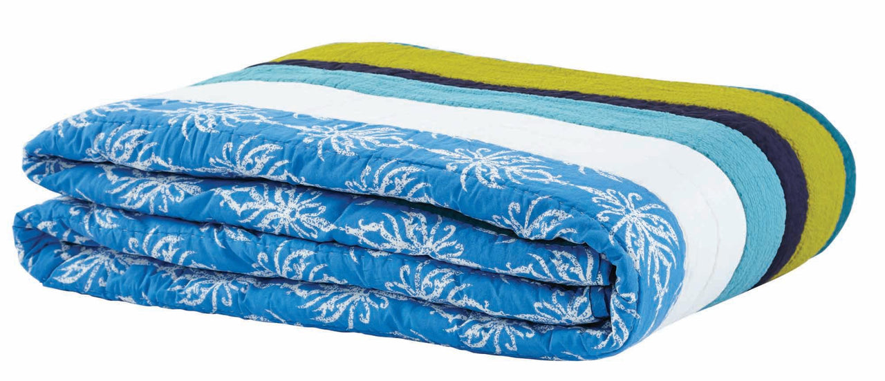 Laguna Twin Quilt 68Wx86L VHC Brands - The Fox Decor