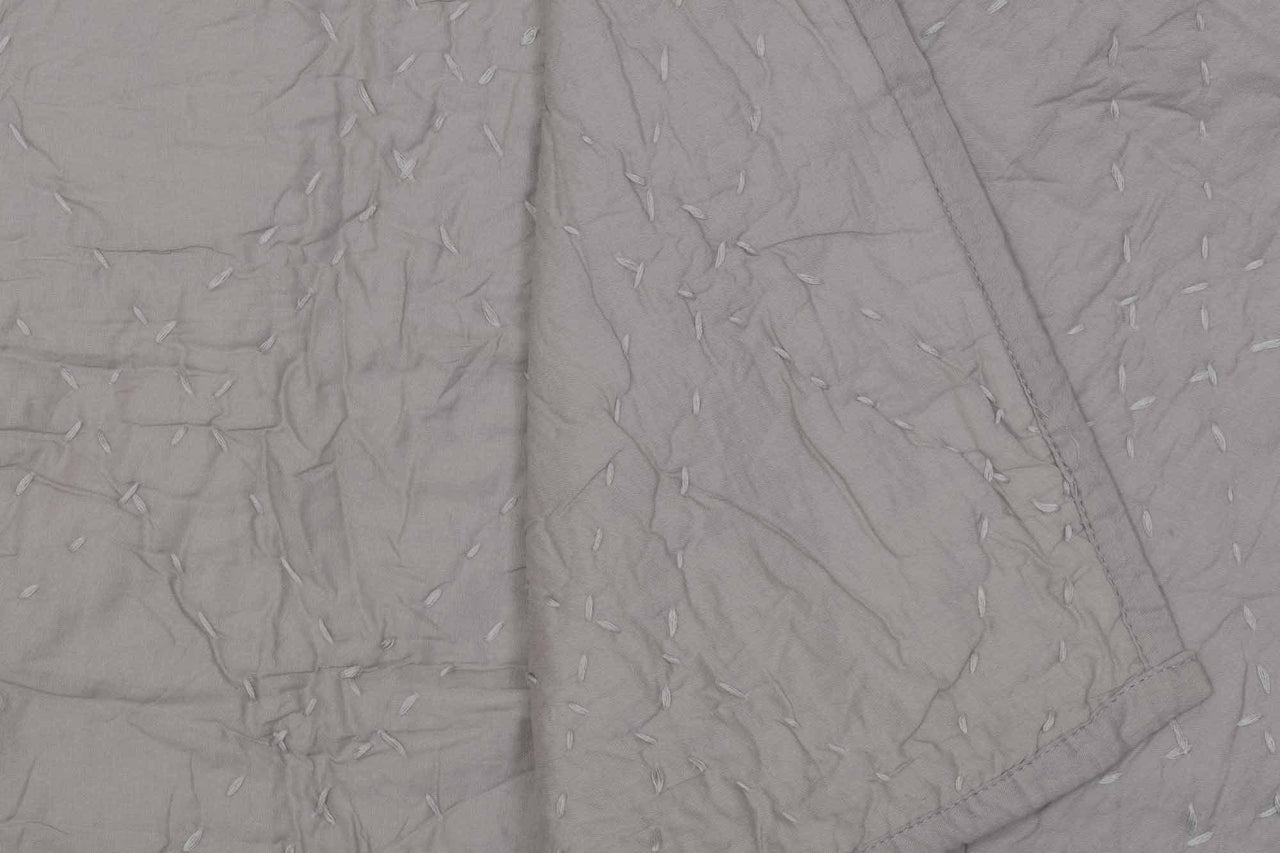Casey Smoke Queen Quilt 92Wx92L VHC Brands - The Fox Decor