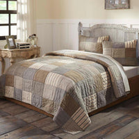 Sawyer Mill Charcoal Standard Sham 21x27 VHC Brands - The Fox Decor