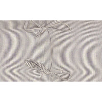 Dakota Star Farmhouse Blue Ticking Stripe Fabric Euro Sham 26x26 VHC Brands - The Fox Decor