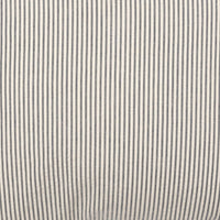 Hatteras Seersucker Blue Ticking Stripe Fabric Euro Sham 26x26 VHC Brands - The Fox Decor