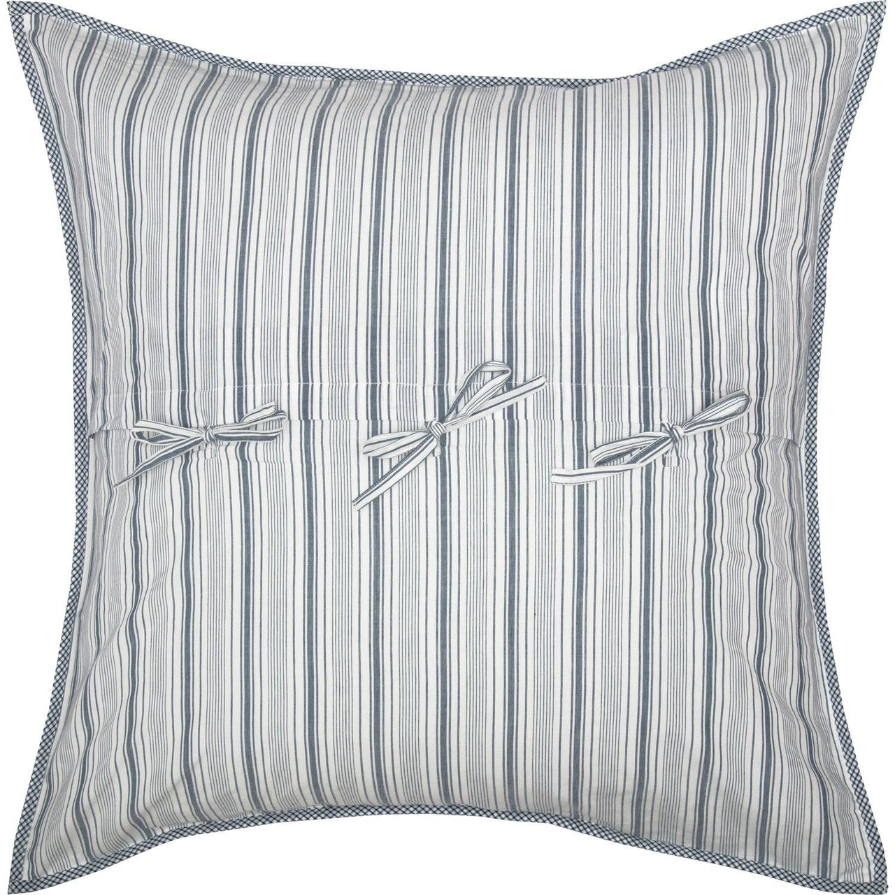 Sawyer Mill Blue Quilted Euro Sham 26x26 VHC Brands - The Fox Decor