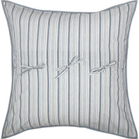 Sawyer Mill Blue Quilted Euro Sham 26x26 VHC Brands - The Fox Decor