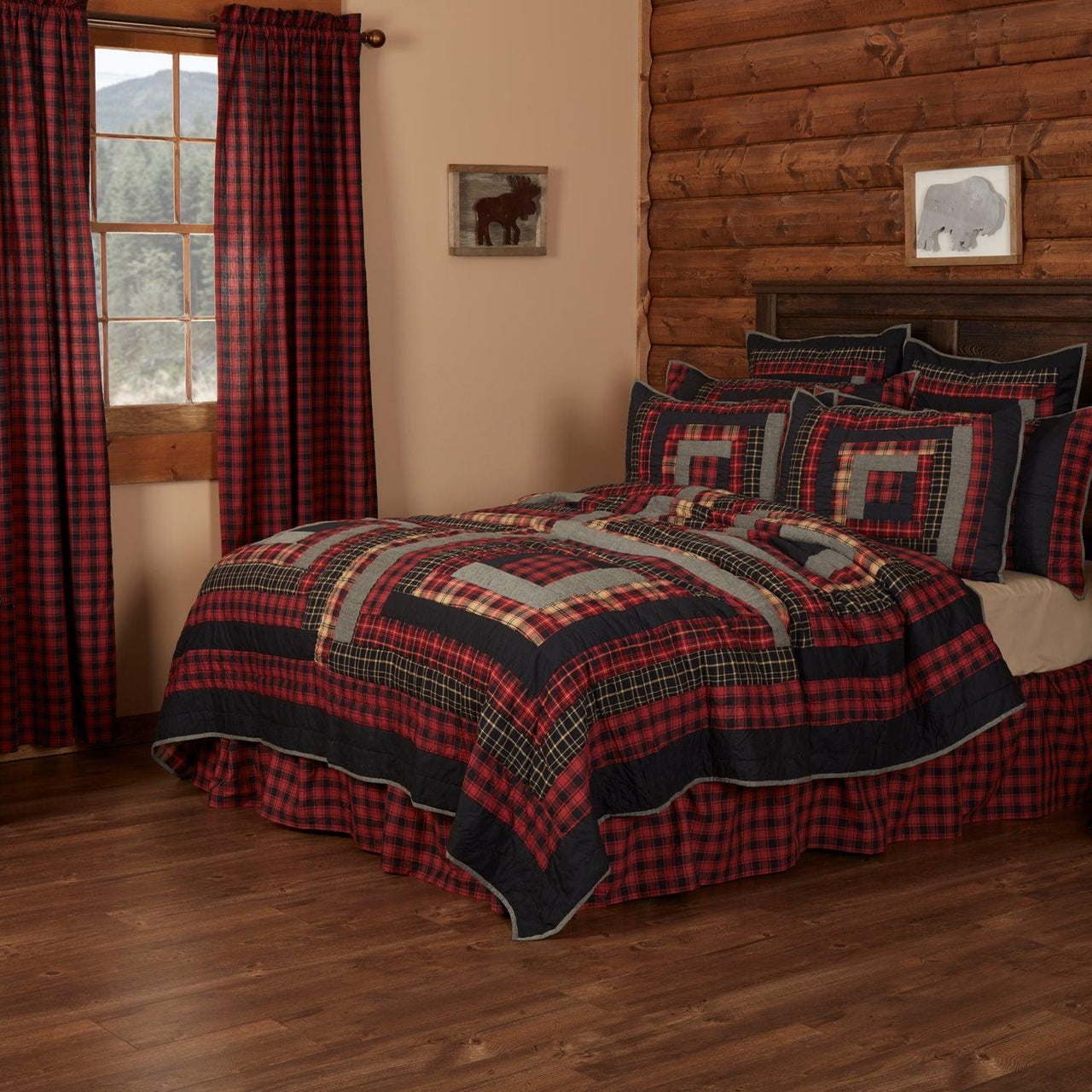 Cumberland California King Quilt 130Wx115L VHC Brands - The Fox Decor