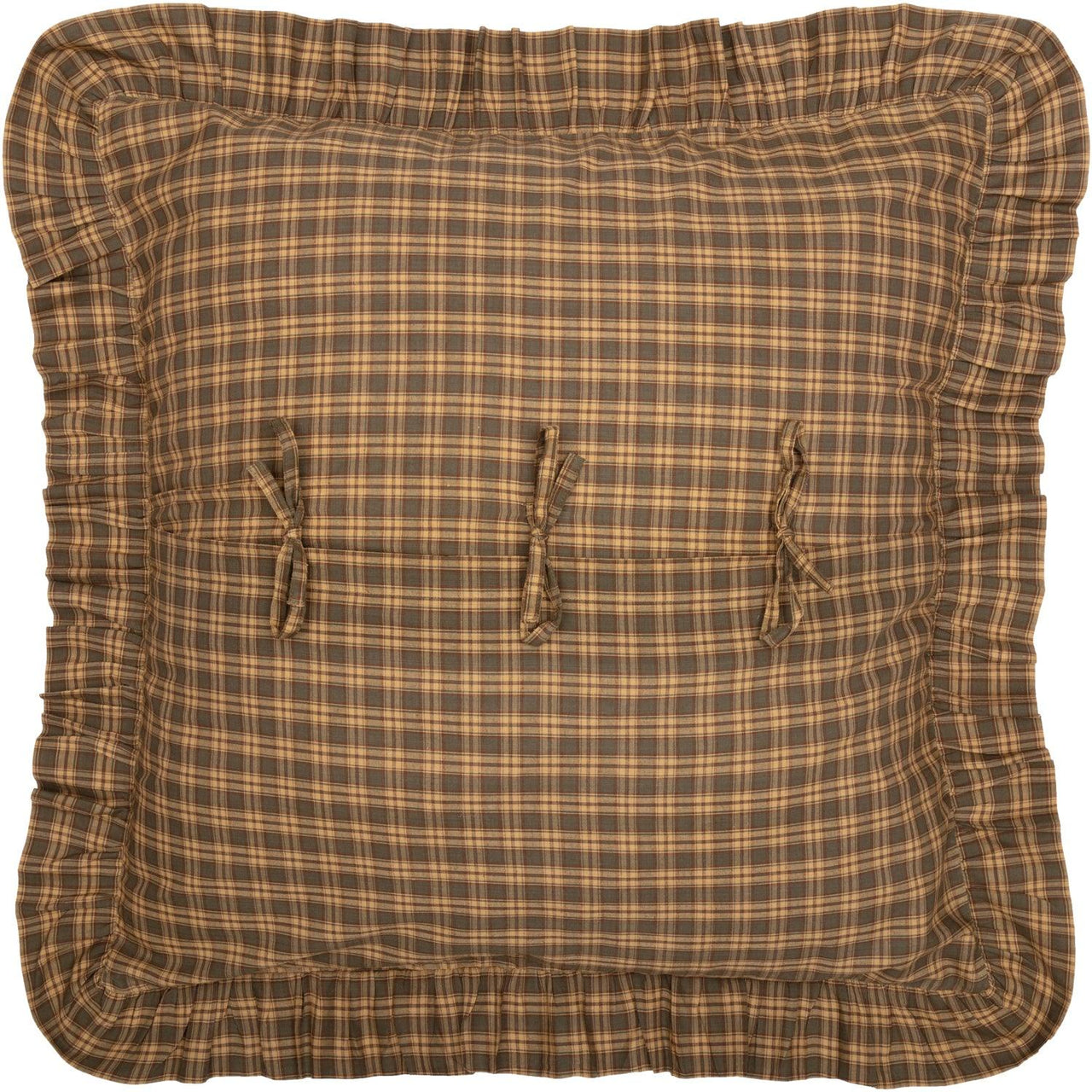 Cedar Ridge Fabric Euro Sham 26x26 VHC Brands - The Fox Decor